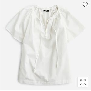 NWT J Crew Tie- neck top